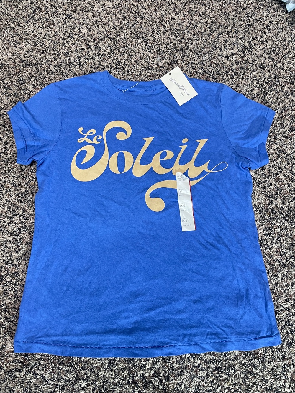 Universal Thread Royal Blue Graphic Crewneck Tee Size XS | NWT
